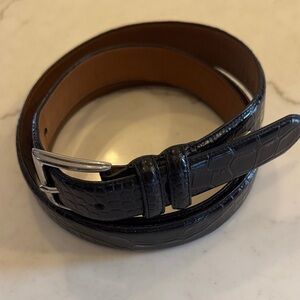 Polo Ralph Lauren Black Leather Belt